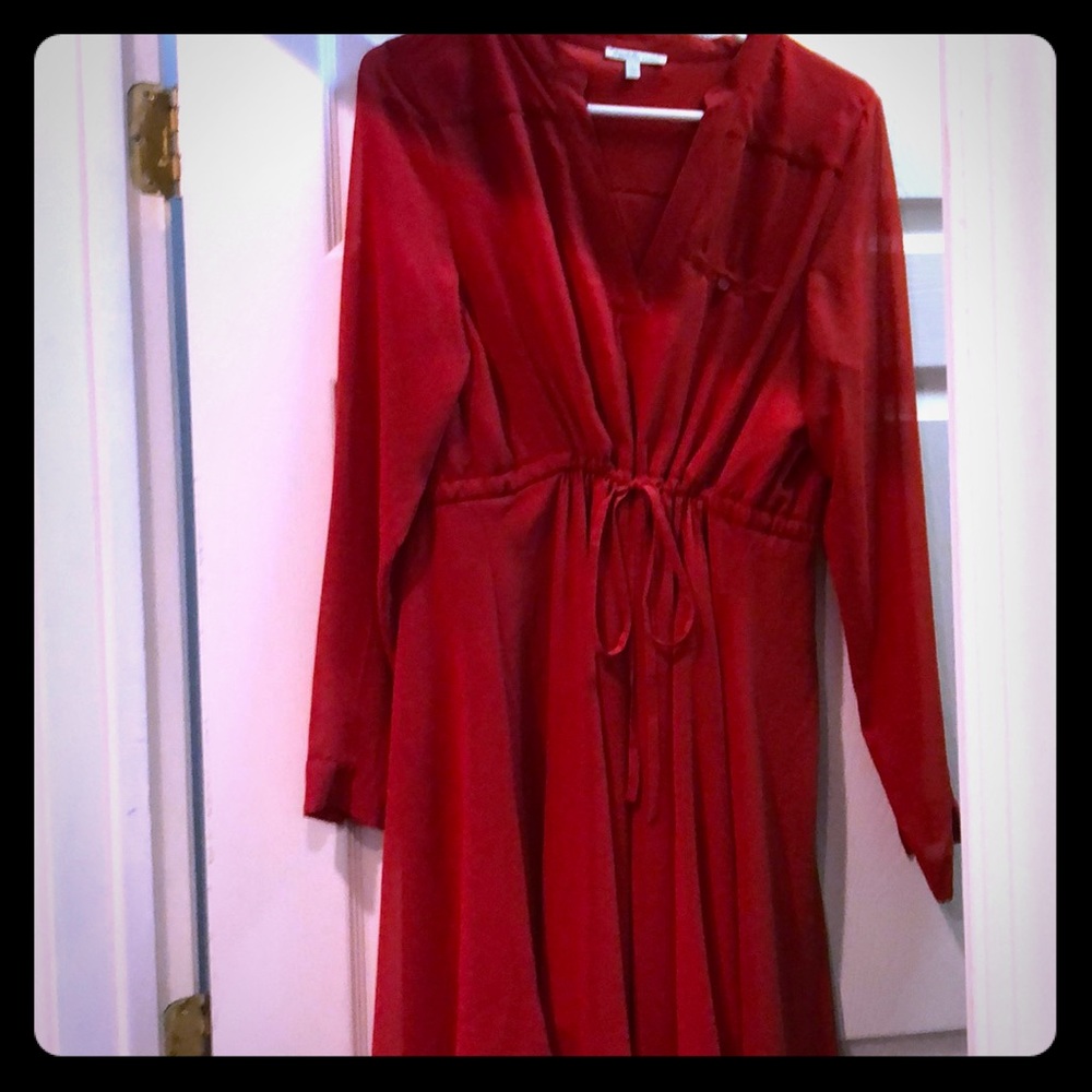 Red dress